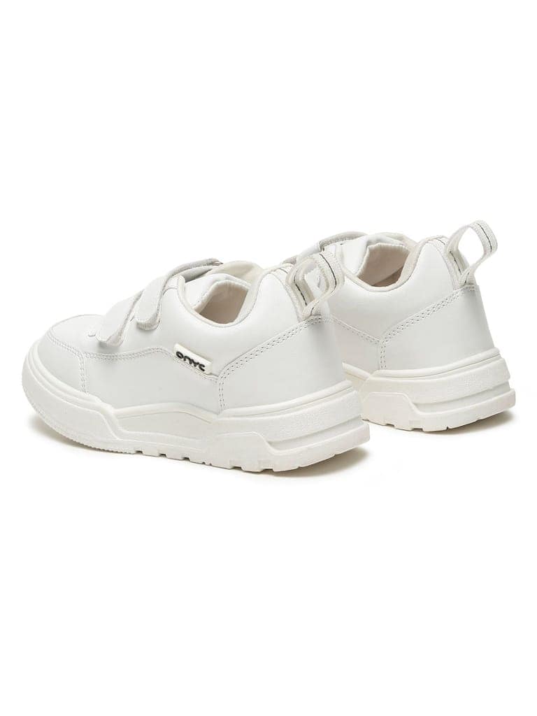 SuperKool Comfortable & LightWeight Lace-Free Sneakers - White (Unisex) view 5