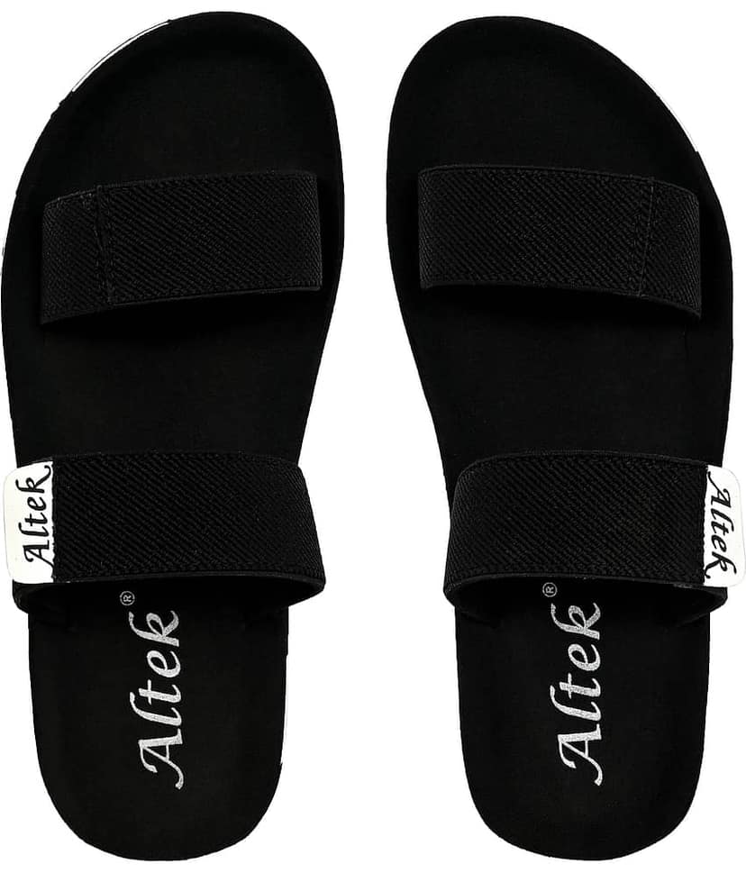 Chappal Wala Black Men's Thong Flip Flop view 2