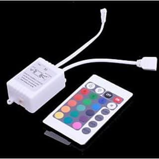 24 Key IR Remote Control for RGB LED Strip Module 5050 3528, Infrared Controller ( Pack Of 3) view 2