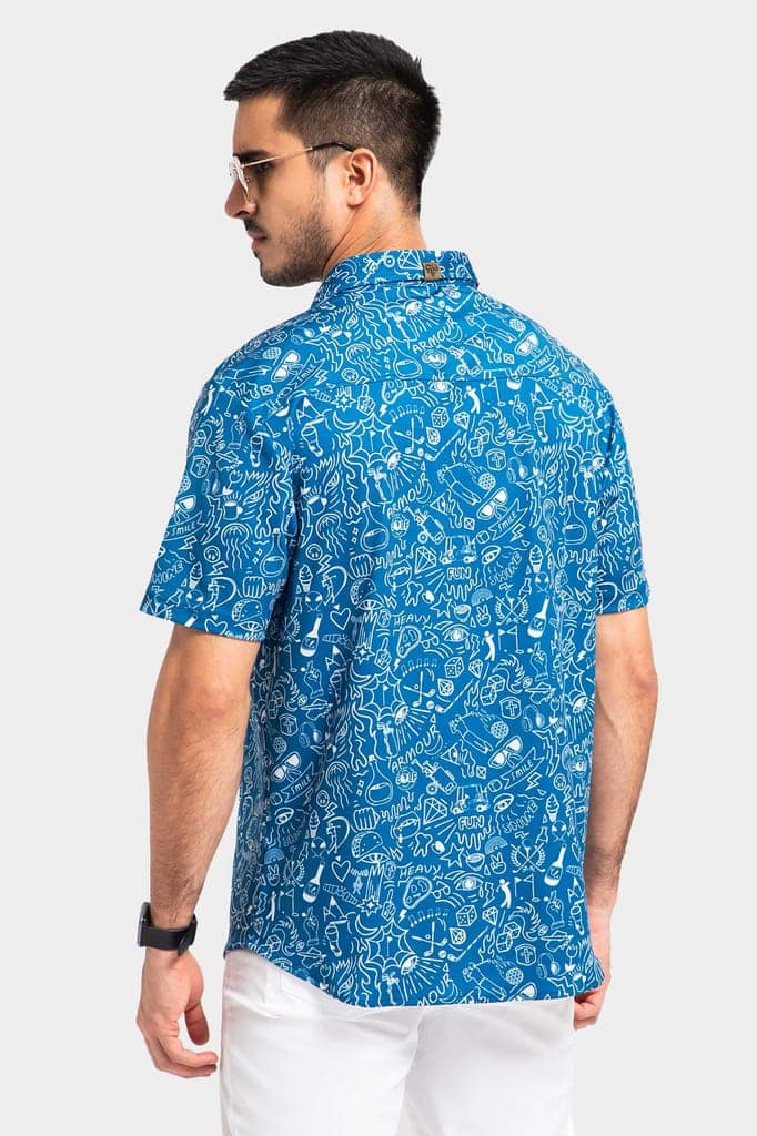 AH Pro Cool Blue X-Men Shirt view 5
