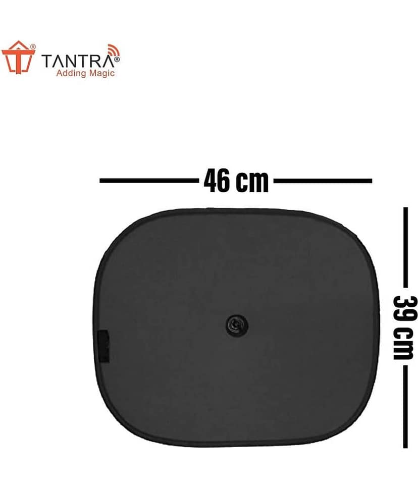 SIAGO Car Sun Shade for Side Windows Black (Pack of 6) view 2