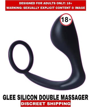 MALE ADULT Sex Toys GLEE SILICON STIMULATE PROSTATE MASSAGER and ANAL VIBRATOR For Men
