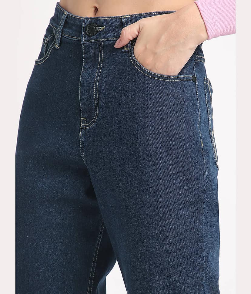 Bene Kleed Women's Regular Mid-Rise Jeans ( Blue ) view 3