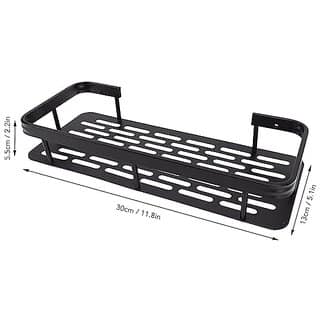 (Pack of 2) Shower Caddy Corner Shower Organizer With Soap Holder Stainless Steel Shelf 5 in 1 Self Adhesive Shelf Organizer Combo/Metal Racks and Shelves for Wall/Stand view 2