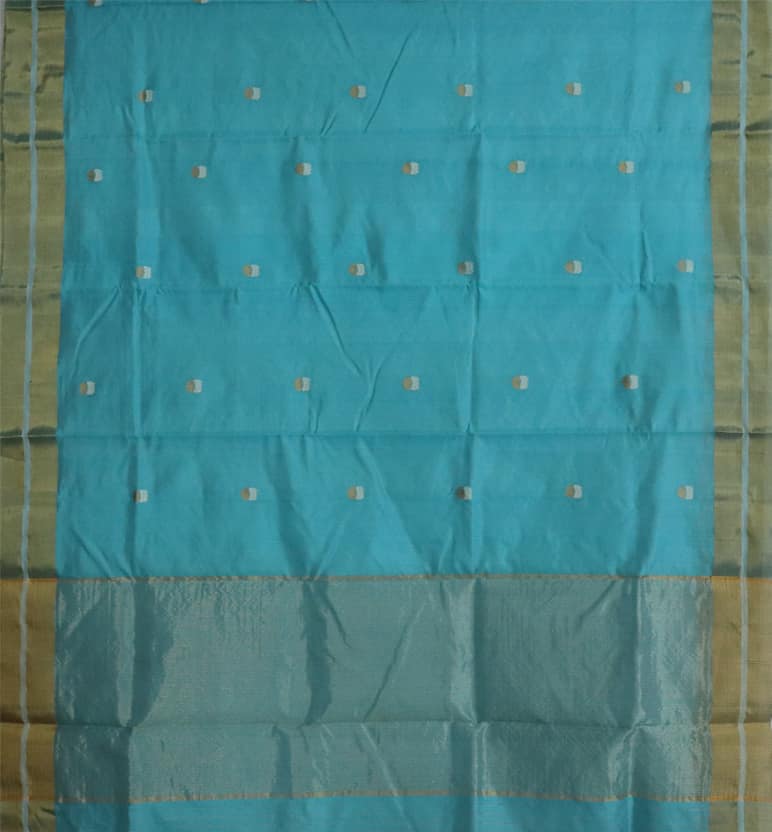 Handloom Chanderi Silk Cotton Saree view 2