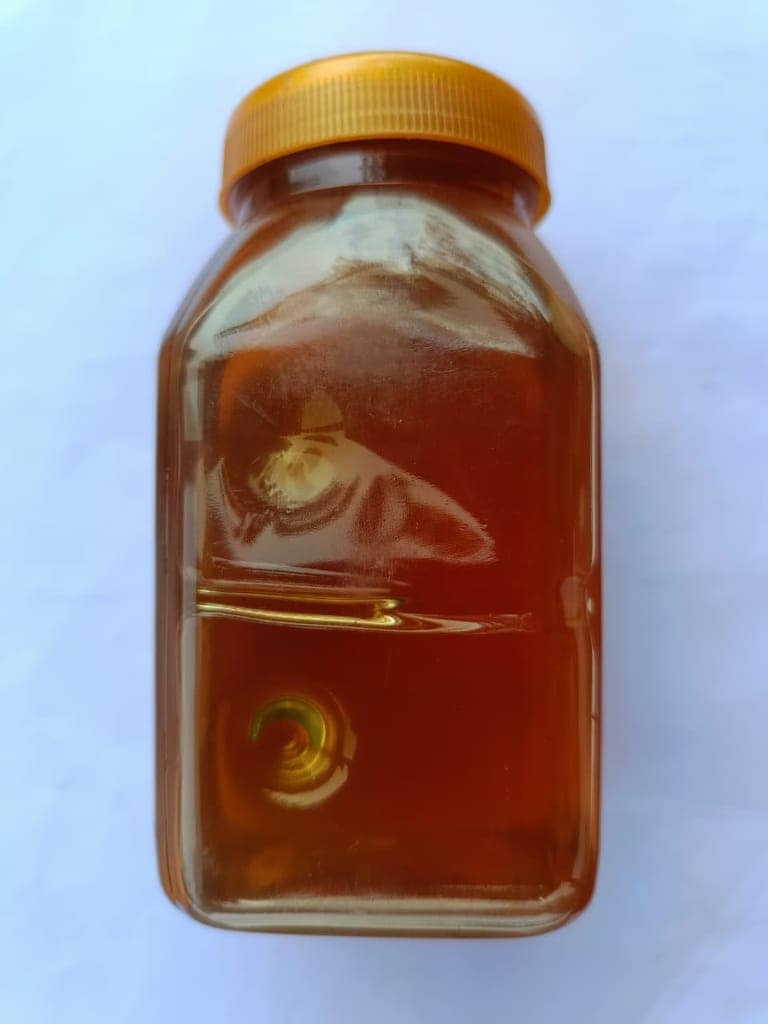 Pure Natural Honey in Glass Bottle - Golden Amber Sweetener view 3
