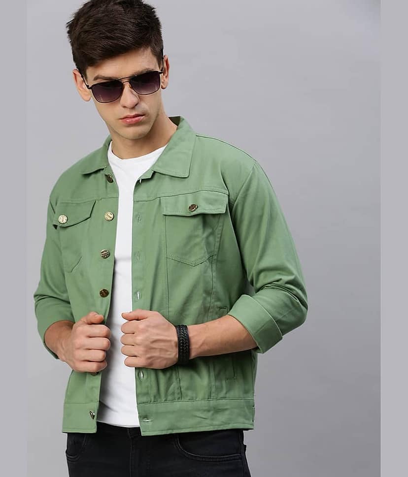 VOGATI Denim Men's Denim Jacket - Navy ( Pack of 1 ) view 5