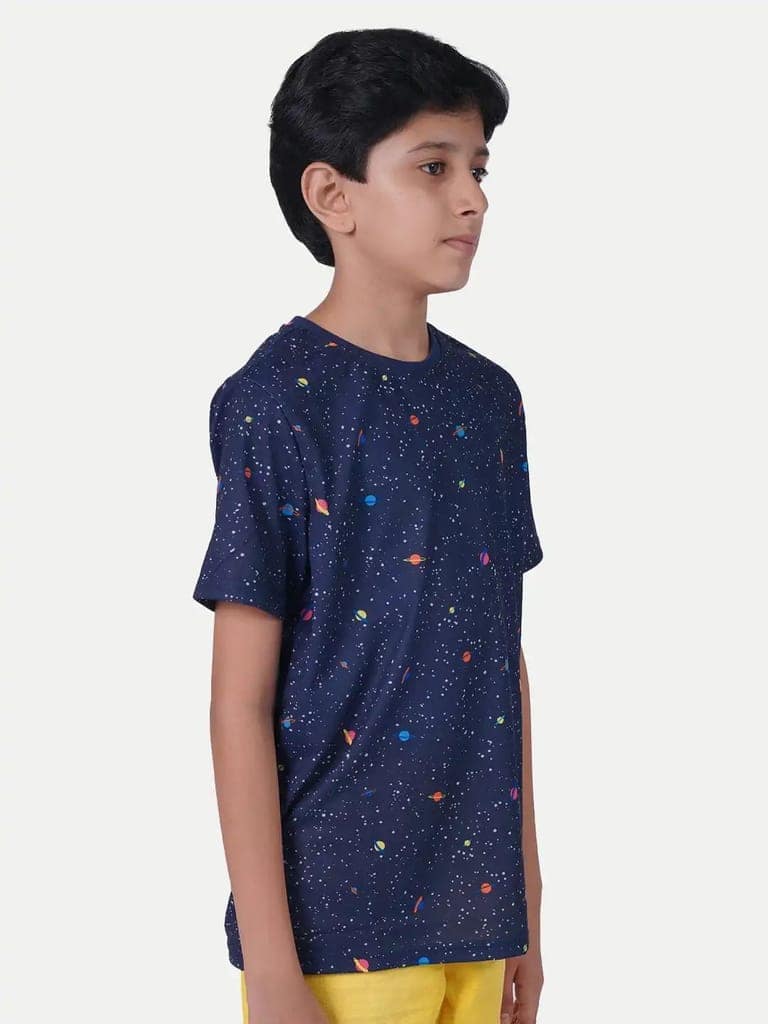 Boys Navy AOP Tshirt view 3