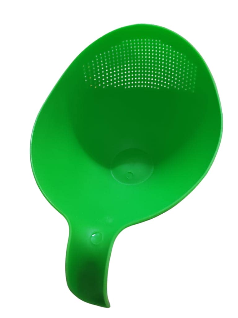 Plastic Rice Washing Bowl with Integrated Colander Strainer