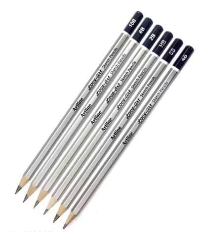 A5 Spiral Sketchbook Kit (150 GSM) – Drawing Set with Sketch Pencils, Blending Stumps, Kneaded Eraser & Accessories view 2