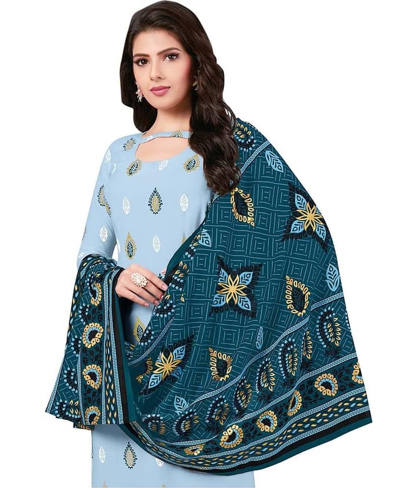 shree jeenmata collection Rayon Kurti With Pants - Stitched Suit Single view 2