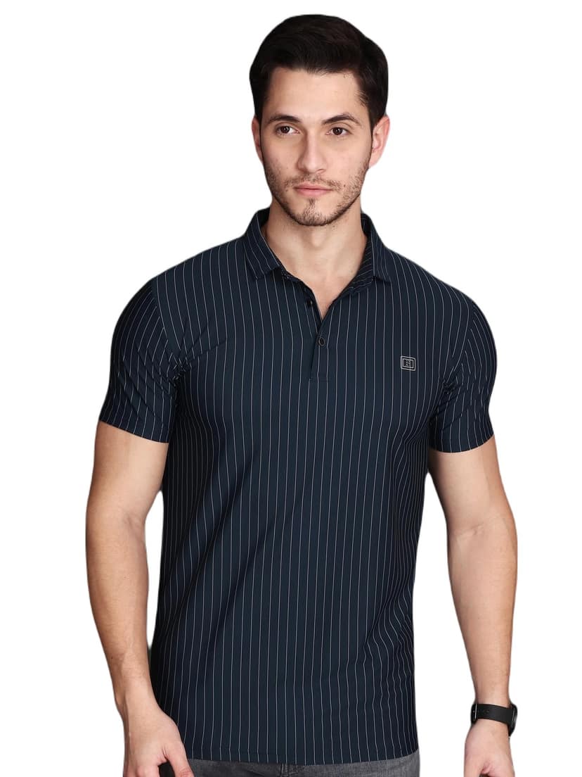 Albion Mens Jaini Blue T-Shirt