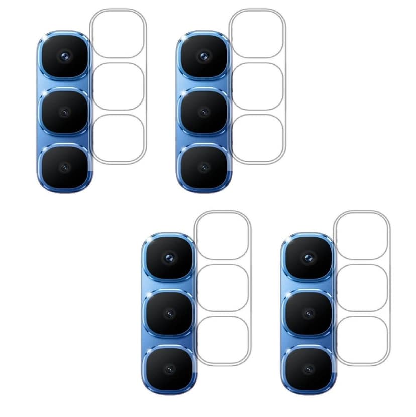 ISAAK Back Camera Lens Protector compatible for Infinix Hot 60 (Pack of 4)