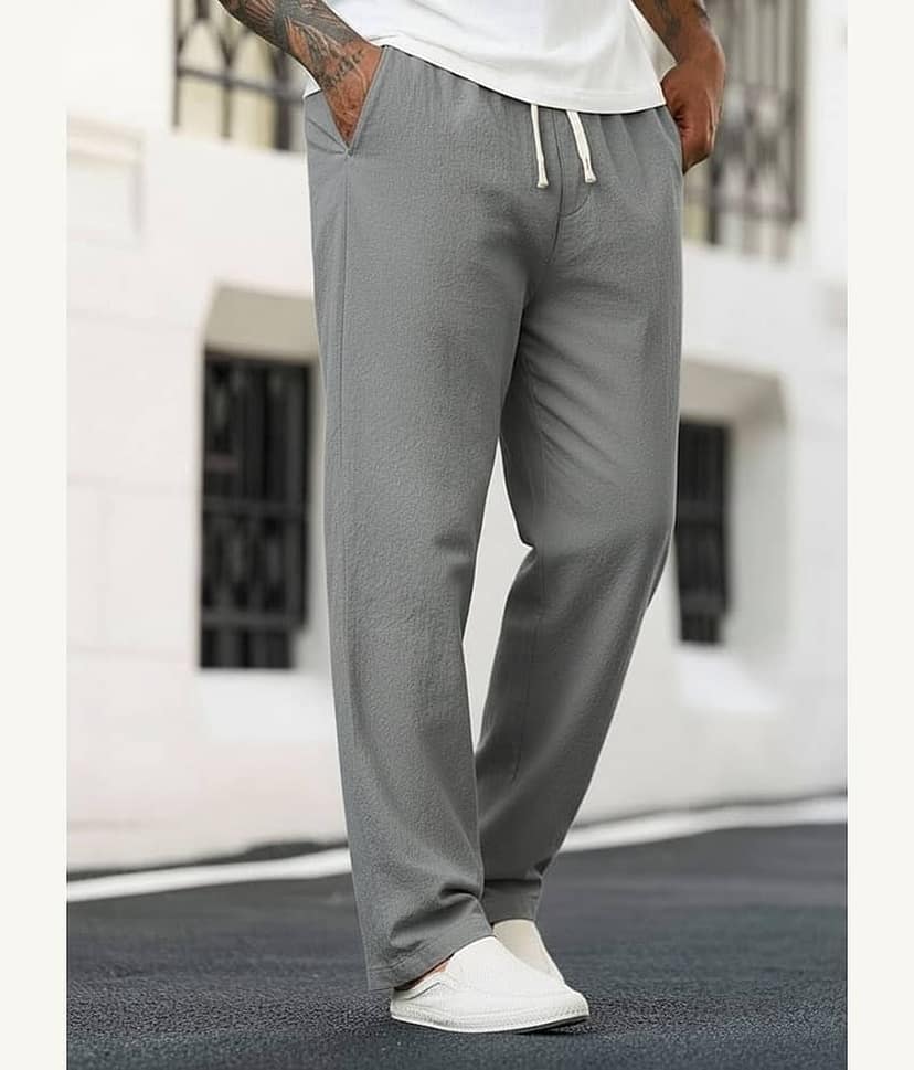 HARPITA Regular Men's Korean Pant - Light Grey ( Pack of 1 )