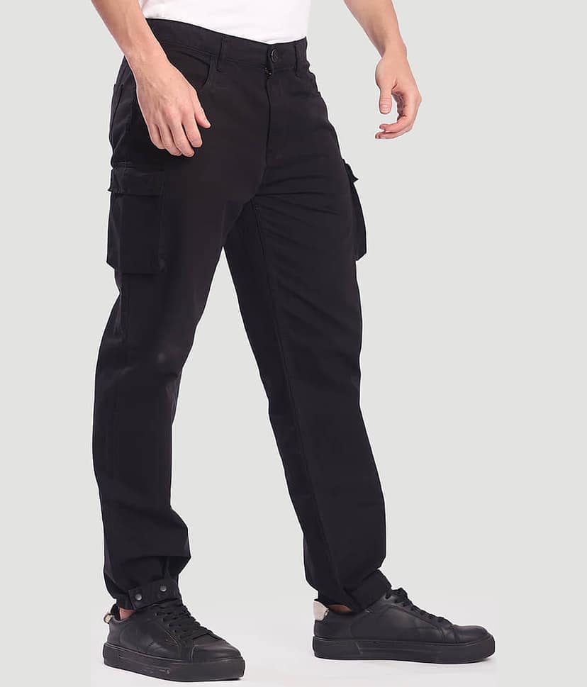 Bene Kleed Relax Men's Cargos - Black ( Pack of 1 ) view 3