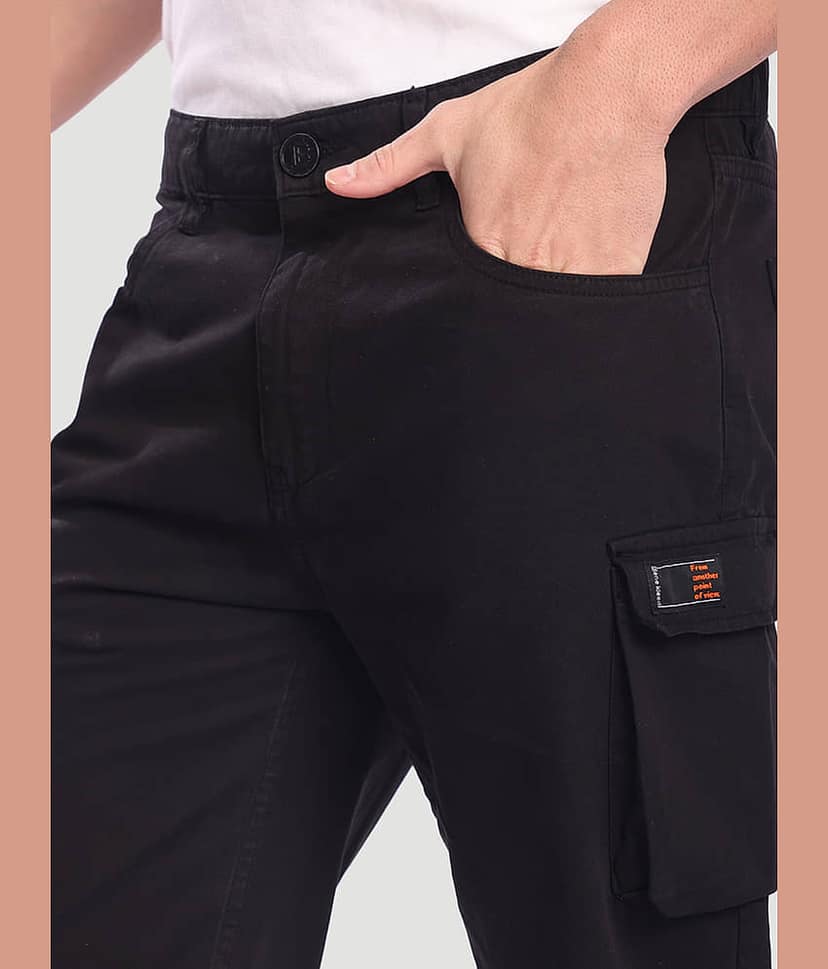 Bene Kleed Relax Men's Cargos - Black ( Pack of 1 ) view 4