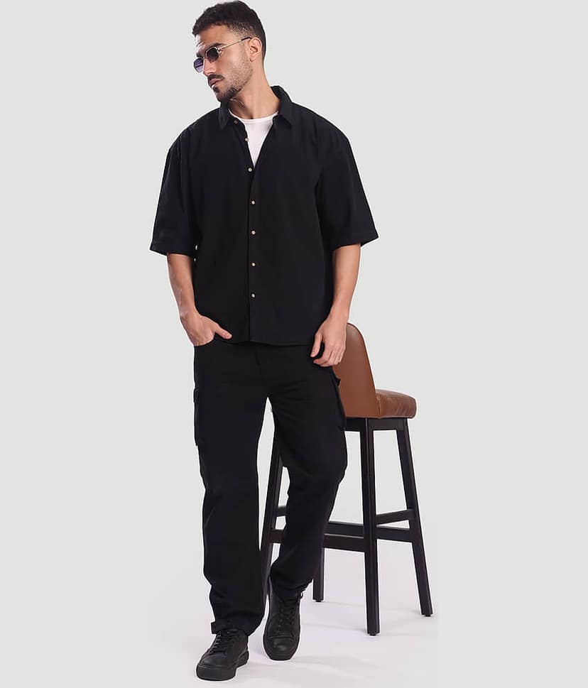 Bene Kleed Relax Men's Cargos - Black ( Pack of 1 ) view 6