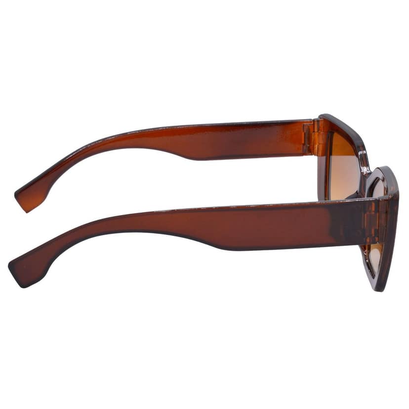 Brown Frame Brown Lens Cat-eye Sunglasses for Girls & Women Modern Accessory - HRS588-BWN-BWN view 4