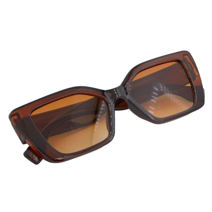 Brown Frame Brown Lens Cat-eye Sunglasses for Girls & Women Modern Accessory - HRS588-BWN-BWN view 6