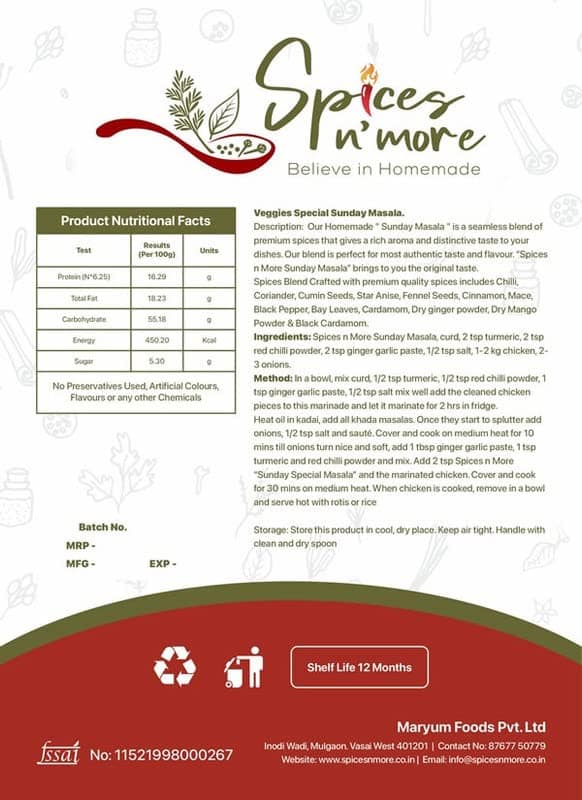 Kolhapuri Masala 1 Kg view 3