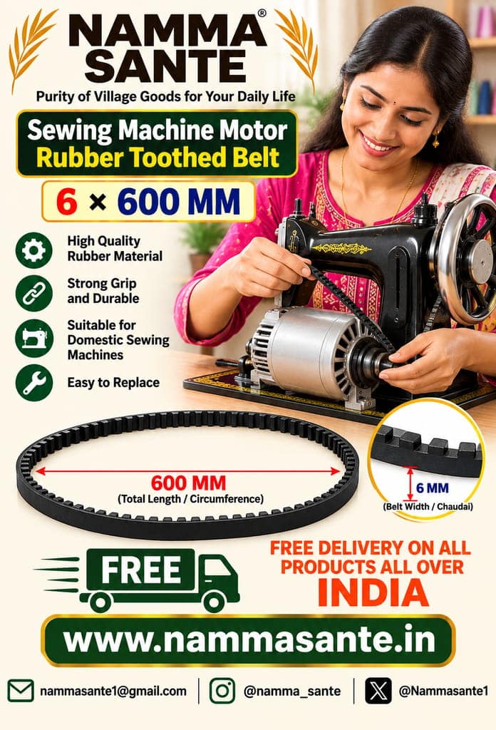 6×600mm Sewing Machine Motor Rubber Toothed Belt view 3
