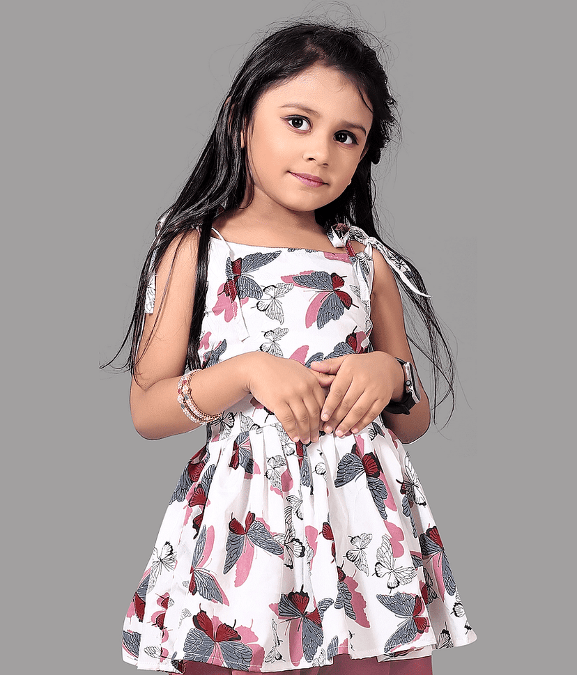 Aarya Creation Girls Crepe Suit Sets ( Pack of 1 , Black ) view 2