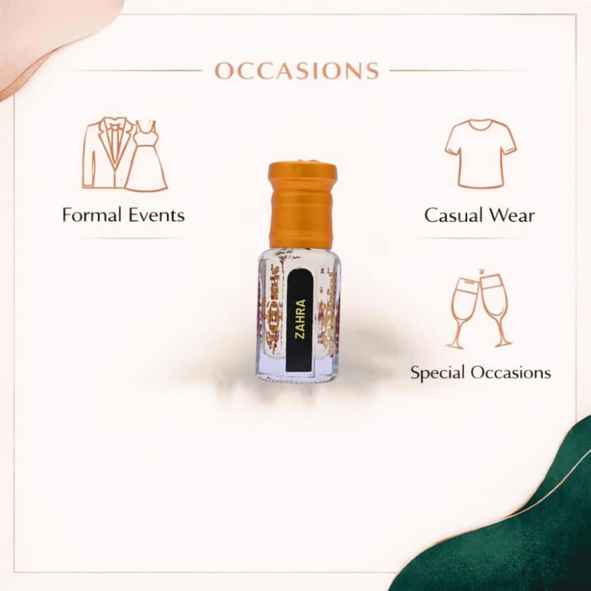 alNaqi Zahra 6ml - Original Zahra Perfume Oil, Alcohol Free Zahra Swiss Arabian Style, Long Lasting Zahra-Fragrance, Premium Floral-Ittar view 4