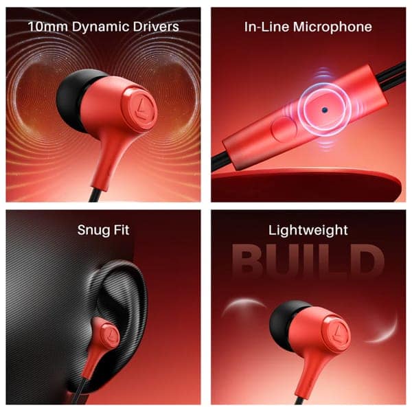 boAt Bassheads 95 Wired Earphones view 6