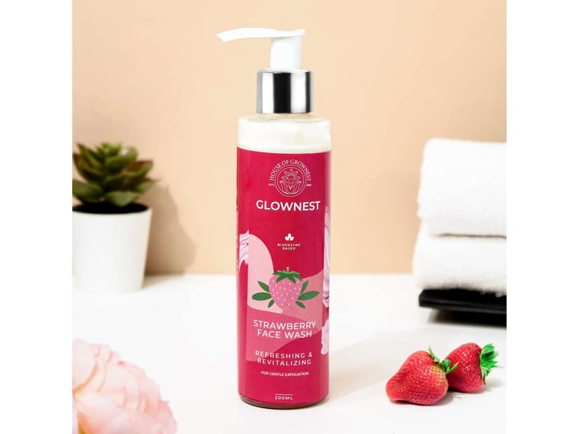 Glownest Bio Enzyme Based Strawberry Face Wash (200ml)