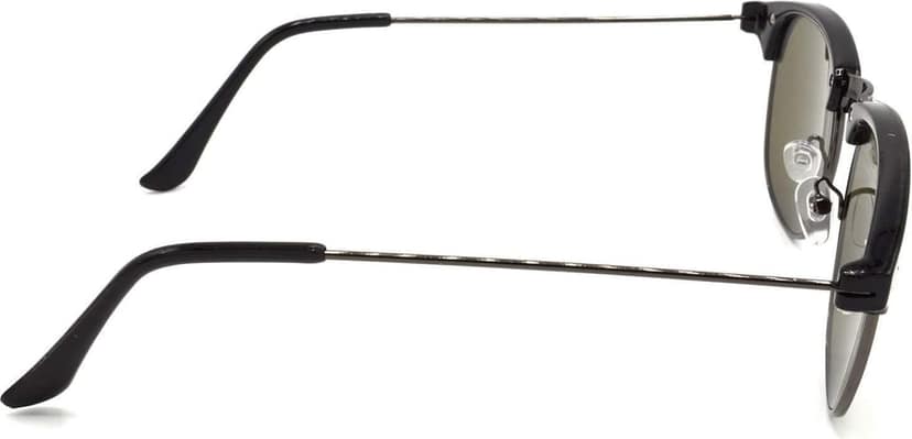Hrinkar Unisex Round Sunglasses Violet & Grey Frame, Grey Lens (Large) - Pack of 2 view 5