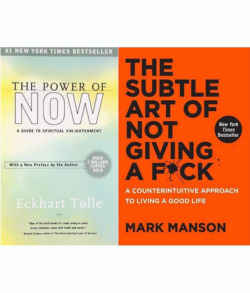 The Power of Now +The Subtle Art Of Not Giving A F*Ck (English, Paperback,)