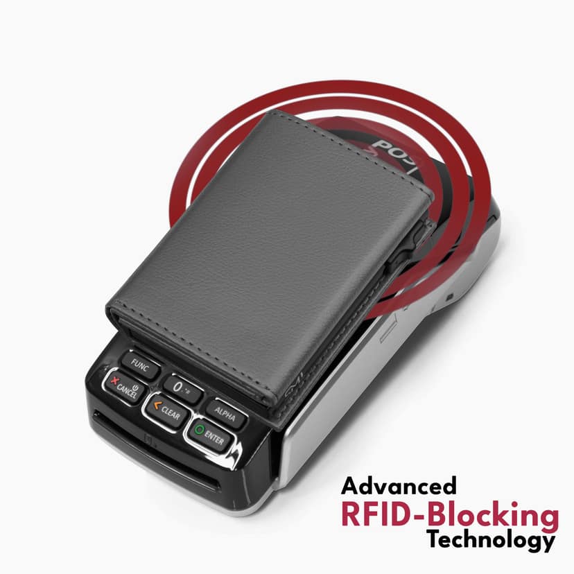 The Wallet Store Urban Pop RFID Protection Wallet Cardholder - Grey view 2