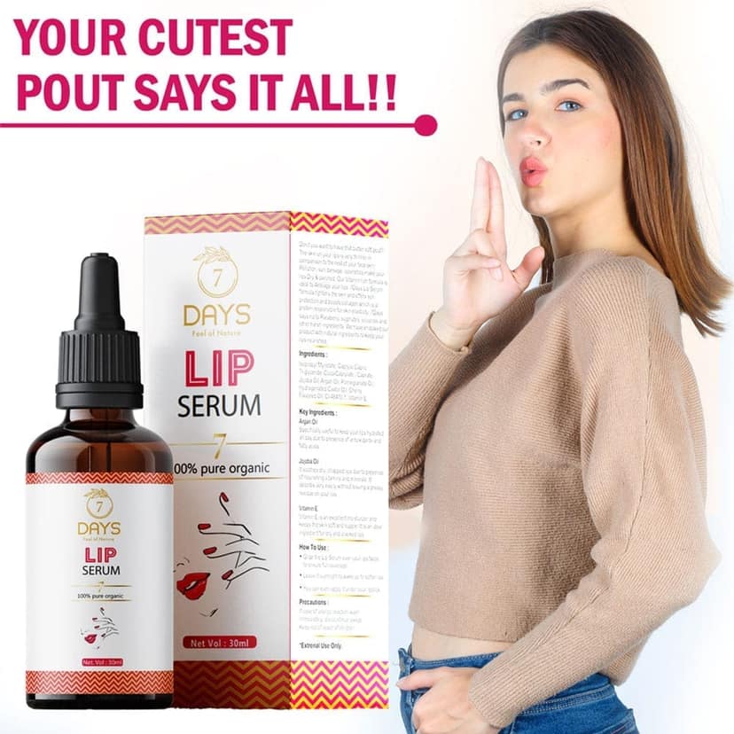 Lip Serum for Dark Lips | Lightener/Moisturizer For Lip Lightening/Brightening | 7 Days Natural view 4