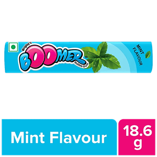 Boomer Mint Flavuored Bubble Gum, 18.6 G Strip