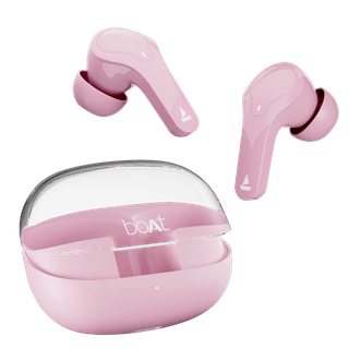 boAt Airdopes 311 PRO | Wireless Earbuds with 50 Hours Playback, Dual Mics with ENx™ Technology, BEAST™ Mode, ASAP™ Charge Lavender Rush