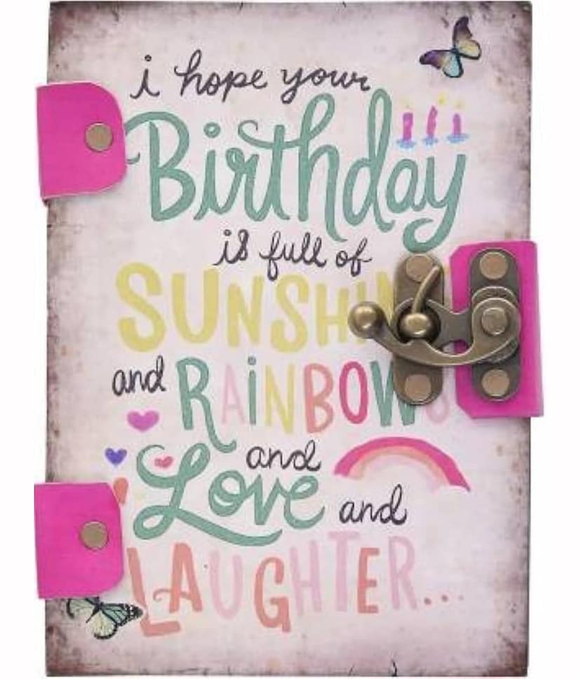 Happy Birthday Cross Binding A5 Diary