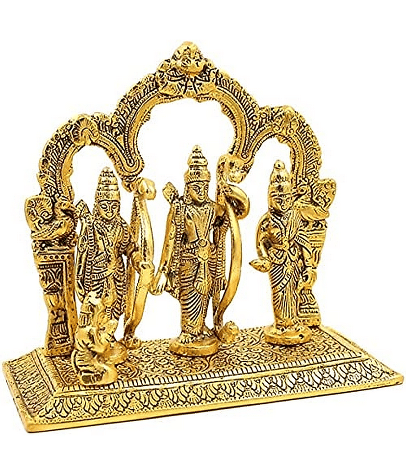 VARKAUS - Brass Ram Darbar Idol ( 19 cm ) view 2