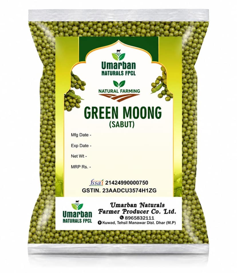 Umarban Naturals Green Moong (Sabut) view 2