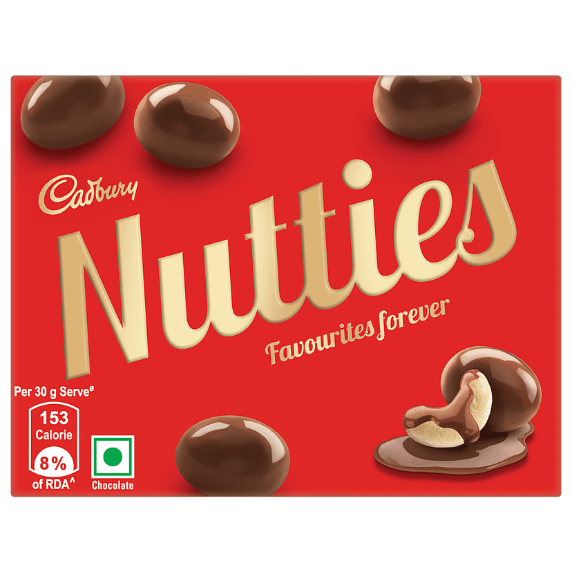 Cadbury Nutties Chocolate Pack, 30 G view 2