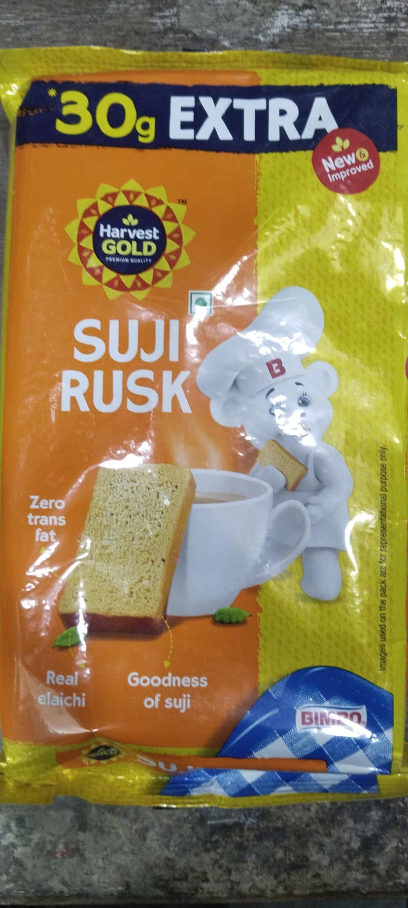 Harvest Gold Suji Rusk Zero Trans Fat