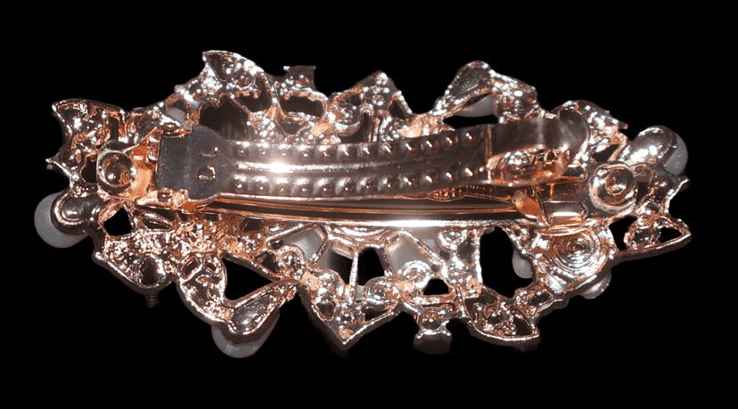 Elegant Pearl & Crystal Embellished Hair Accessory view 3
