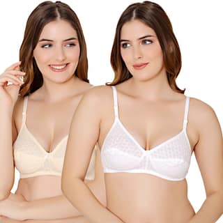 Bodycare cotton wirefree convertible straps comfortable non padded bra-1510SS