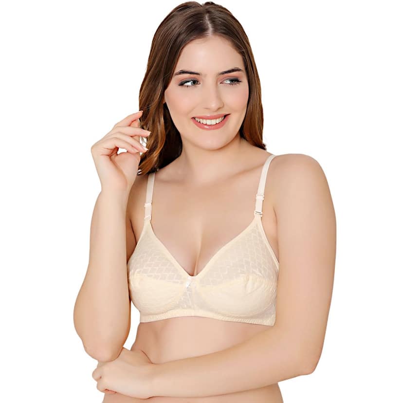 Bodycare cotton wirefree convertible straps comfortable non padded bra-1510SS view 2
