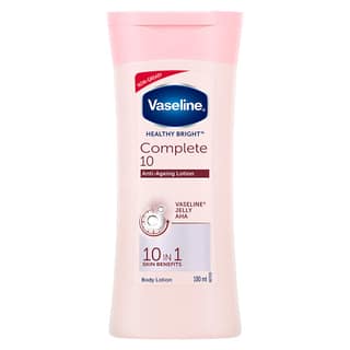 Vaseline Healthy Bright Complete 10 Body Lotion, Anti- Ageing Lotion With Vitamin B3, Aha, Pro-Retinol, 200 Ml