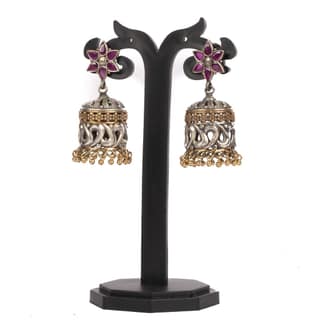Silver 2 tone Earrings (Multi-Design)