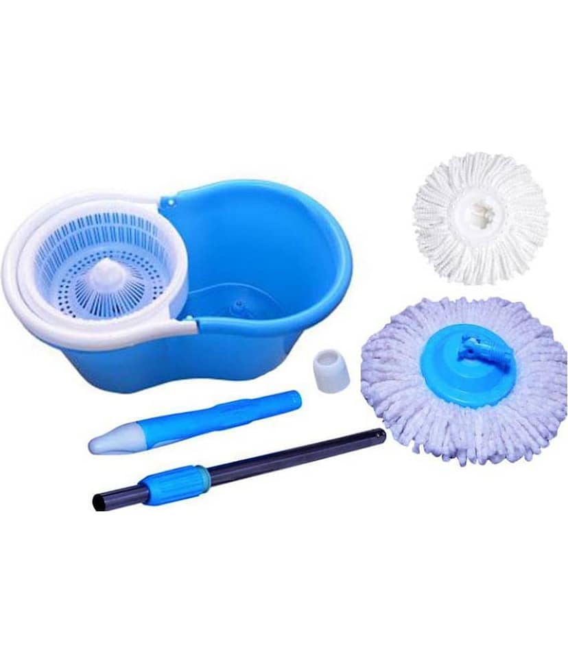 JMR Enterprises G1 Single Bucket Mop Inclusive of:1 Bucket, 1 handle and 2 Mops