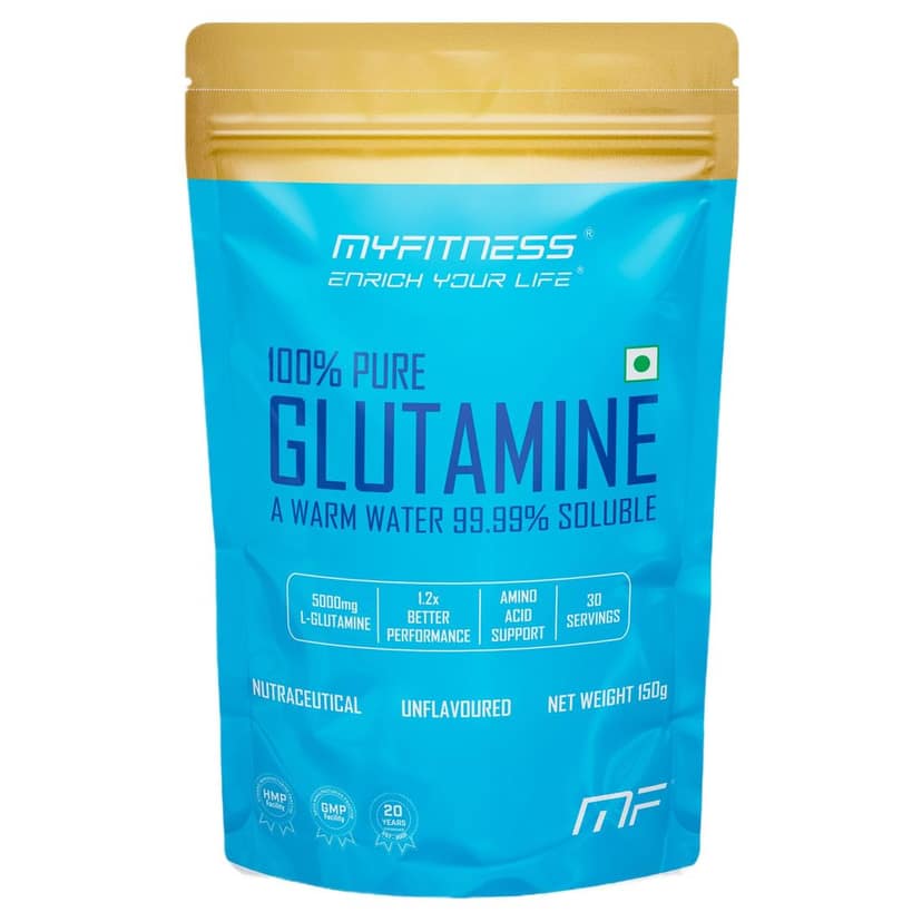 Myfitness 100% Pure Glutamine | 150g | Flavoured Glutamine Powder | 5000mg Per Serving | With Added Electrolytes
