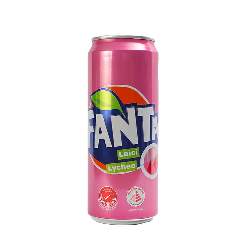Fanta Sparkling Soft Drink - Lychee, Refreshing, 320 Ml