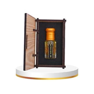 alnaqi fragrances Musk Noble Attar | Perfume Oil, Alcohol-Free Roll-On | Saffron & Turkish Rose, Geranium Heart, White Musk & Aged Agarwood | Long-Lasting Unisex Concentrated Fragrance