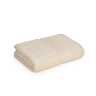 Feather & Spun Organic Cotton Bath Towel | Lavender Fragrance | GOTS Certified | Anti Microbial | Fade Resistant | Double Needle Stitch | 650 GSM | 76 cms x 137 cms